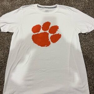 Clemson Russell Athletic Classic White T-Shirt